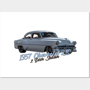 Customized 1957 Chevrolet 210 2 Door Sedan Posters and Art